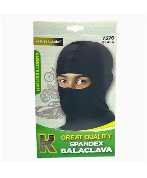 Beauty Ambition Great Quality Spandex Balaclava 7376 Black