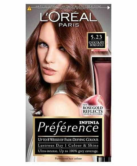 Preference Infinia Permanent Color 5.23 Chocolate Rose Gold