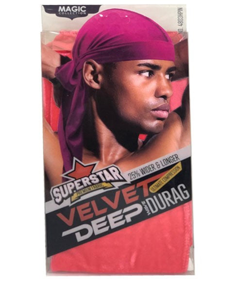 Magic Collection Superstar Velvet Deep Wave Durag 4803HPN