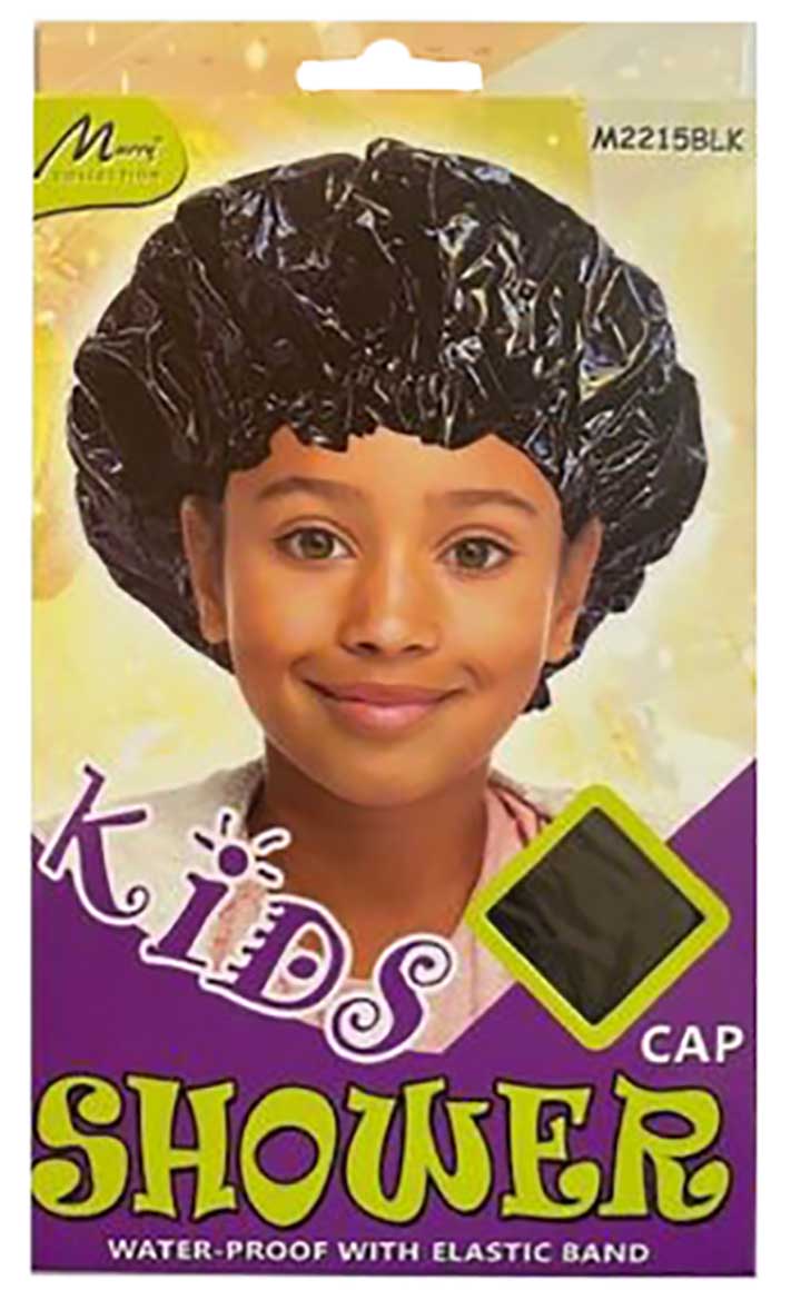 Kids Water Proof Shower Cap M2215BLK