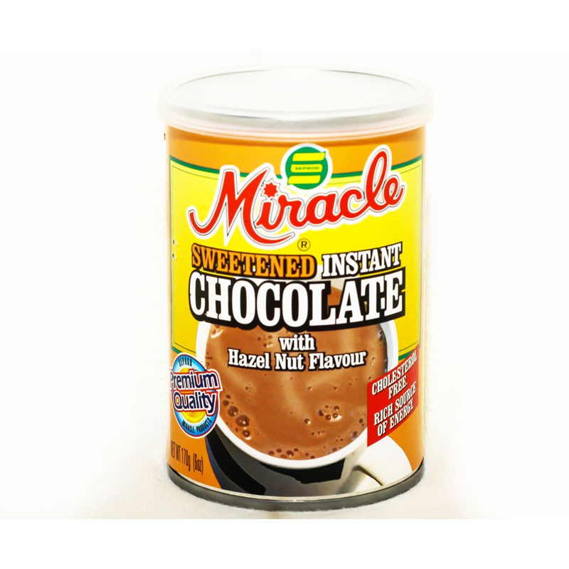 Miracle Instant Chocolate Mix w/Hazel Nut 170g