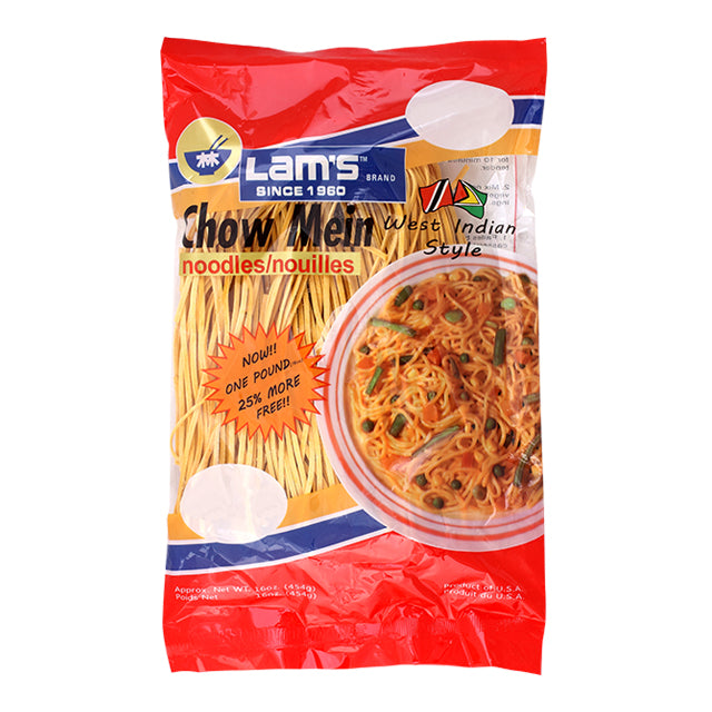 Lam's Chowmein Noodles 454g - My Africa Caribbean