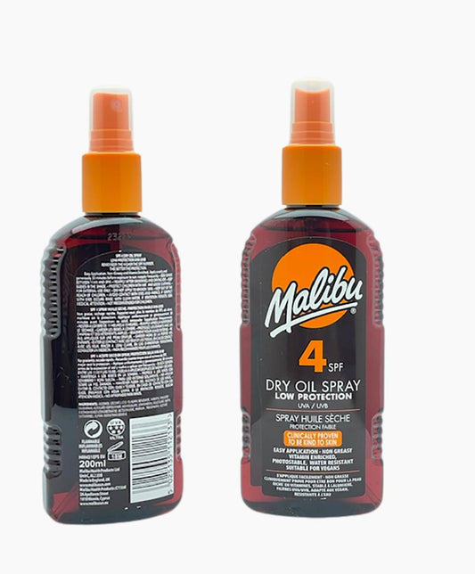Malibu Dry Oil Spray With SPF4