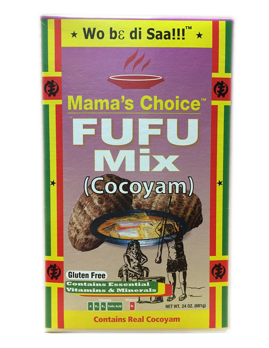 Mama's Choice Cocoyam Fufu 624g box of 6