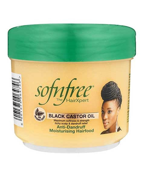 Sof N Free Black Castor Oil Anti Dandruff Moisturizing Hair Food