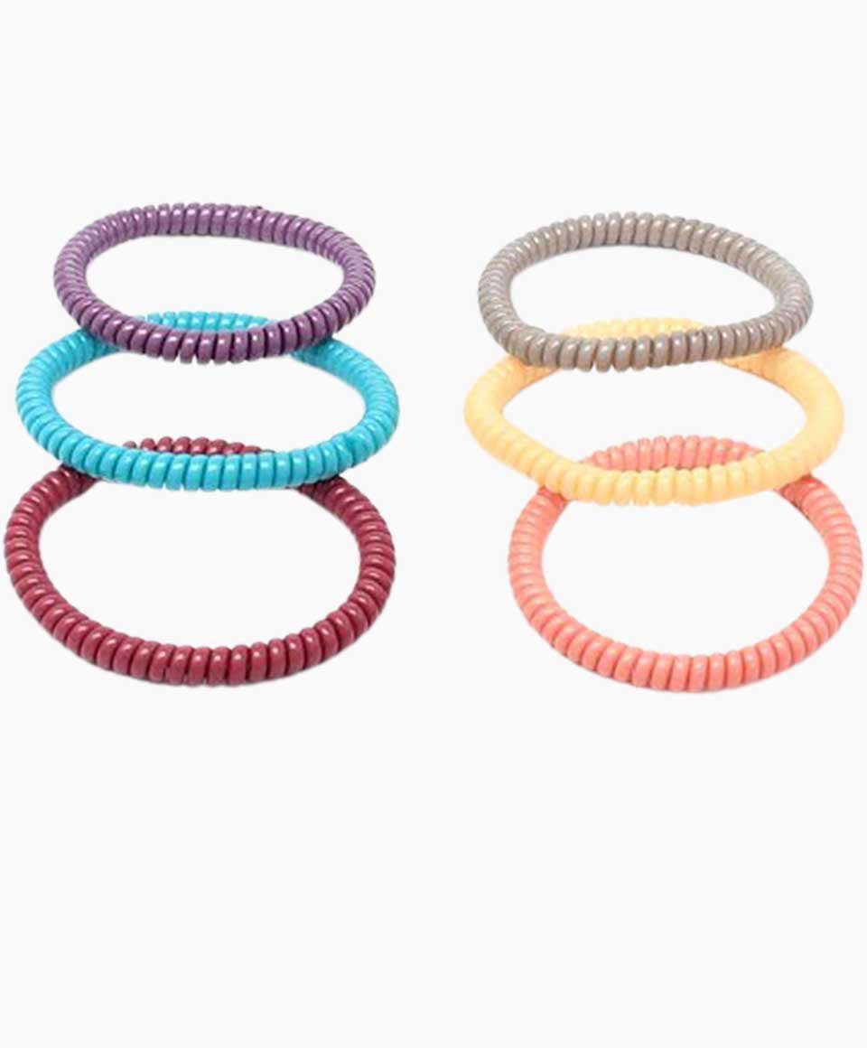 Telephone Elastics Opaque Colours 8327