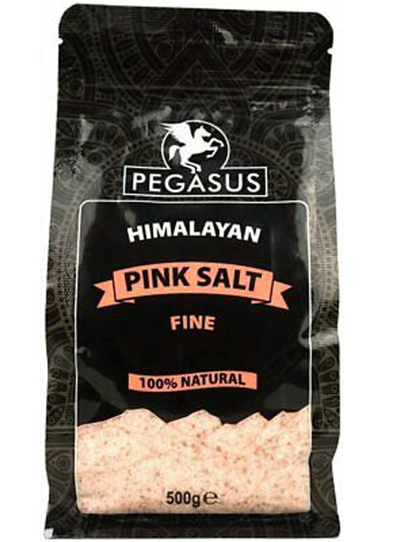 Pegasus Himalayan Pink Salt Fine Pouch 500g