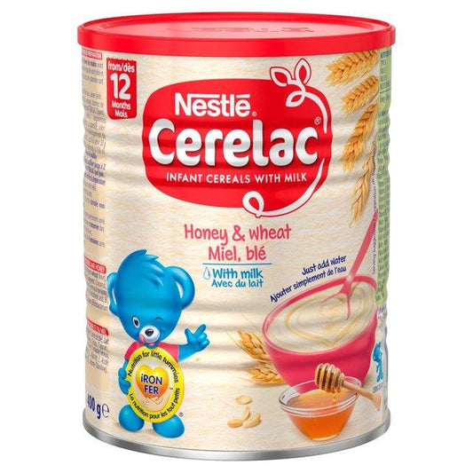 Nestlé Cerelac Honey and Wheat 12+ 1kg Case of 12