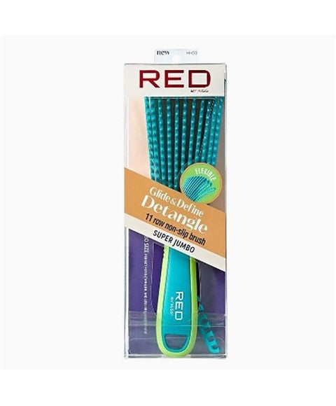 Red By Kiss Glide And Define Detangle 11 Row Non Slip Brush HH59