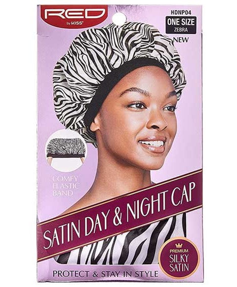 Satin Day And Night Cap Zebra HDNP04