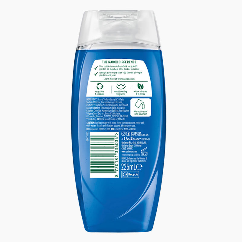 Radox Mineral Therapy Feel Awake 2 In 1 Shower Gel Shampoo