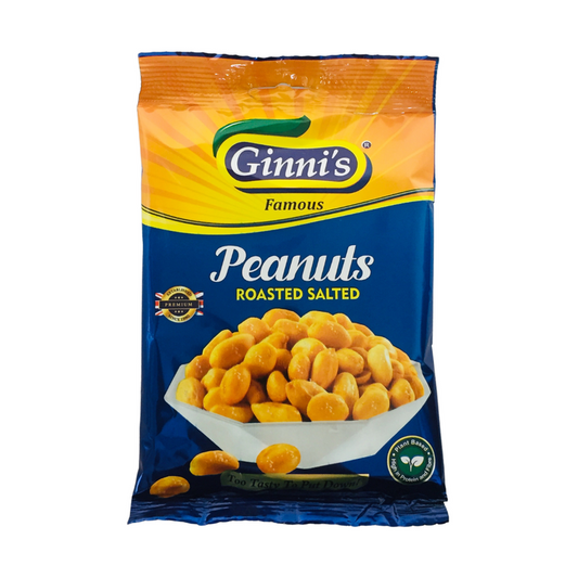 Ginnis Roasted & Salted Peanuts 90g