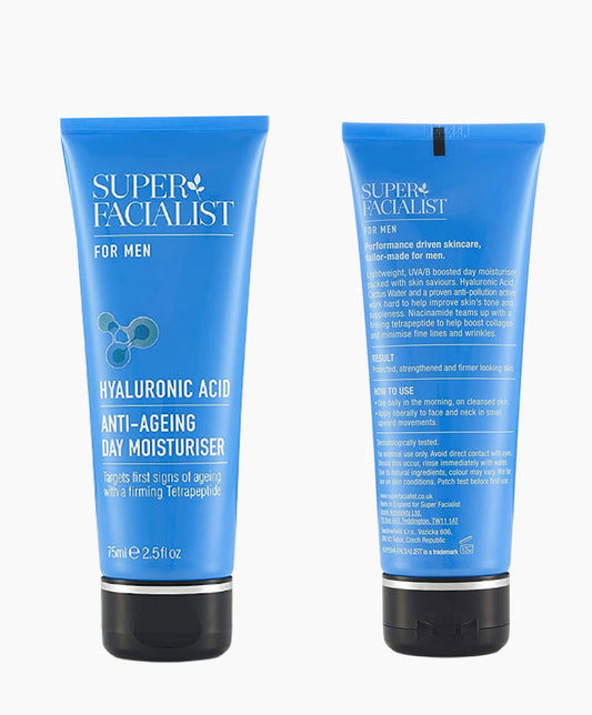 Super Facialist Men Hyaluronic Acid Anti Ageing Day Moisturiser