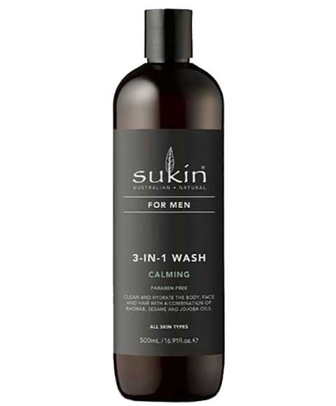 Australian Natural Skincare 3 In 1 Calming Body Wash For Men