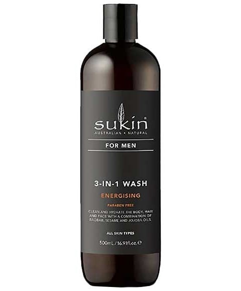 Australian Natural Skincare 3 In 1 Energising Body Wash For Men