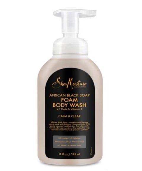 African Black Soap Foam Body Wash