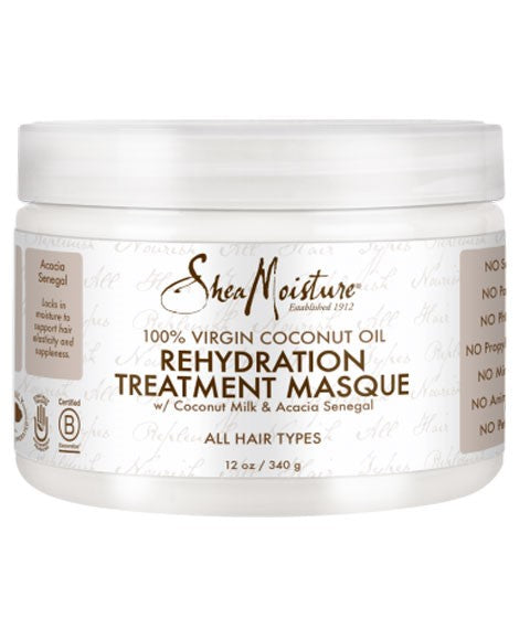 100 Percent Virgin Coconut Oil Rehydration Treatment Masque