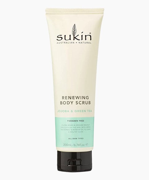 Australian Natural Skincare Renewing Body Scrub Green Tea And Jojoba