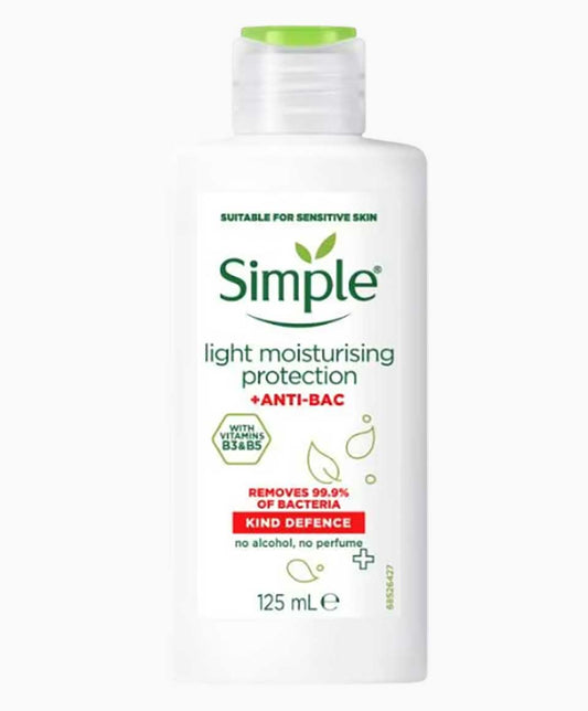 Simple Light Moisturising Protection Kind Defence