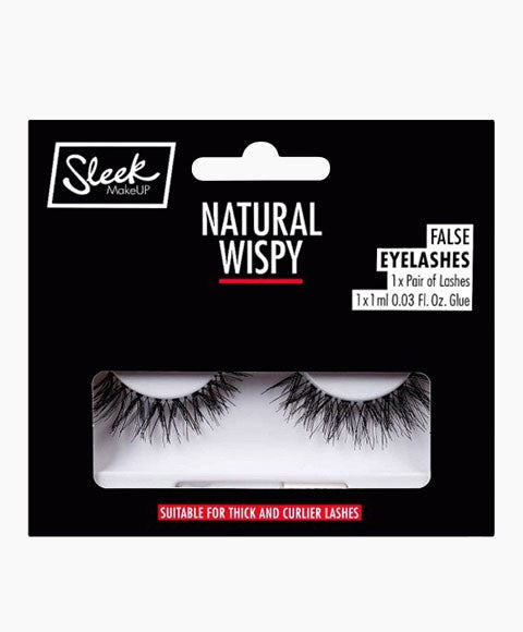 Sleek Natural Wispy False Eyelashes