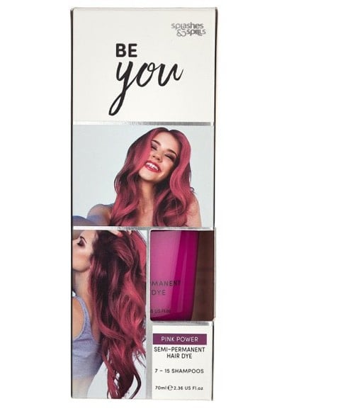 Be You Pink Power Semi Permanent Hair Dye