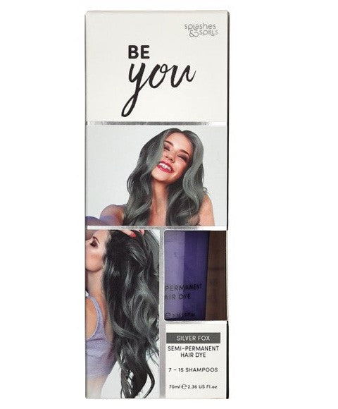 Be You Silver Fox Semi Permanent Hair Dye