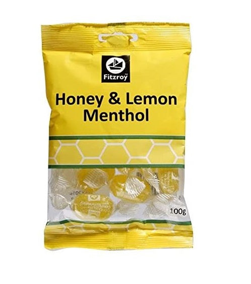 Fitzroy Honey & Lemon Menthol 100g