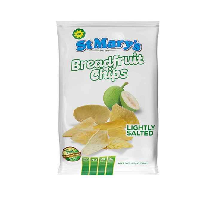 St Marys Breadfruit Chips Family 140g Box of 24