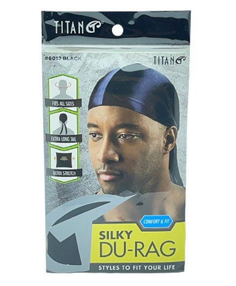 Titan Sport Silky Du Rag 6012 Black