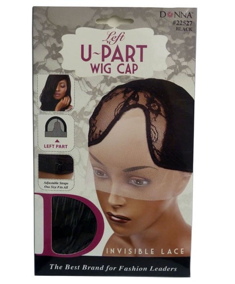 Donna Invisible Lace Left U Part Wig Cap 22527