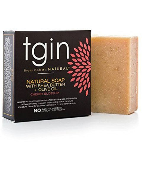 Tgin Natural Soap With Shea Butter Olive Oil And Cherry Blossom