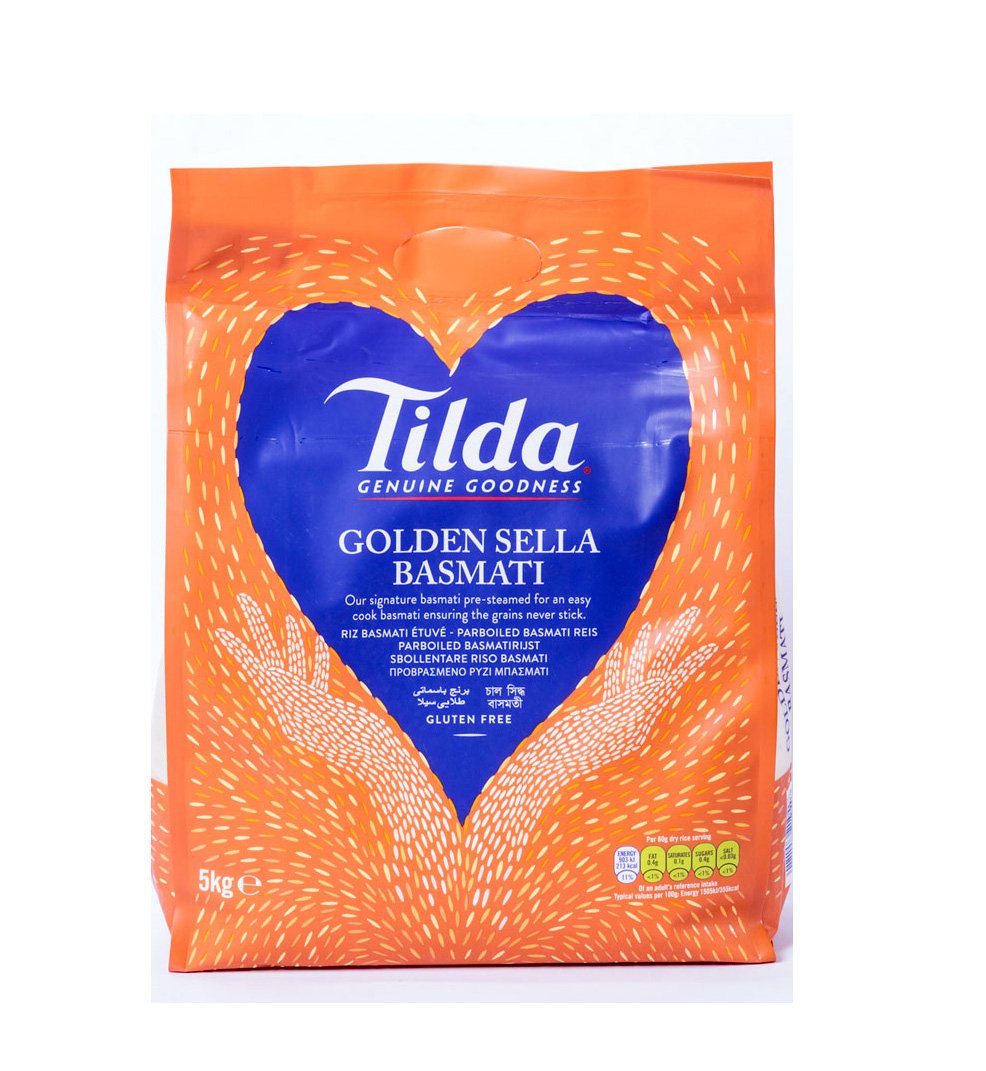 Tilda Golden Sella Basmati 5kg Box of 1