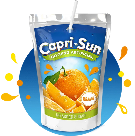 Capri-Sun Nothing Artificial No Added Sugar Orange 200ml