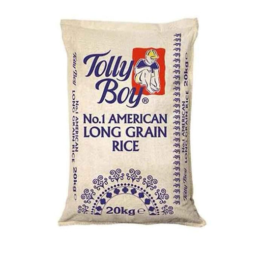 Tolly Boy Long Grain Rice 20kg Box of 1