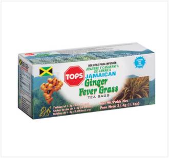 Tops Jamaican Ginger and Fever Grass