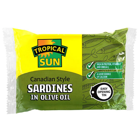 Tropical Sun Canadian Style Sardines With Hot Peppers 106g