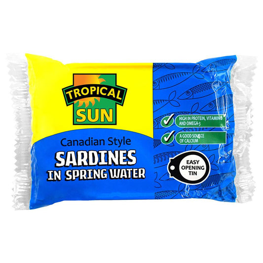 Tropical Sun Canadian Style Sardines in Spring Water 106g