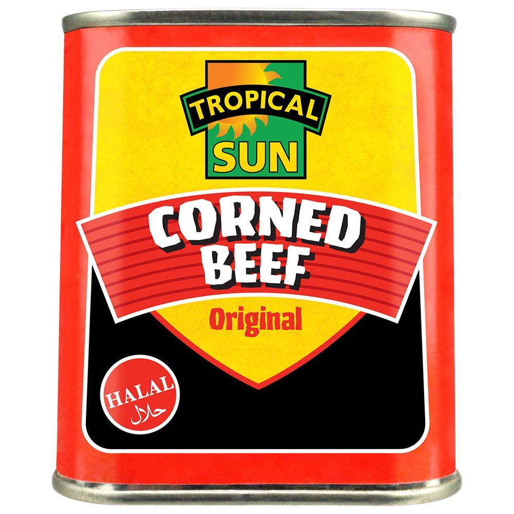 Tropical Sun Corned Beef Halal 340g Box of 12