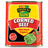 Tropical Sun Corned Beef Mixed Peppers Halal 340g Box of 12