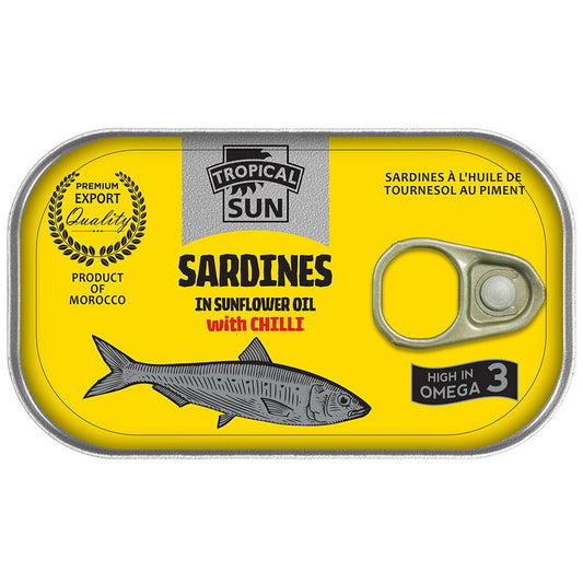 Tropical Sun Sardines With Chilli 125g