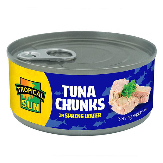 Tropical Sun Tuna Chunks in Springwater 160g Box of 6