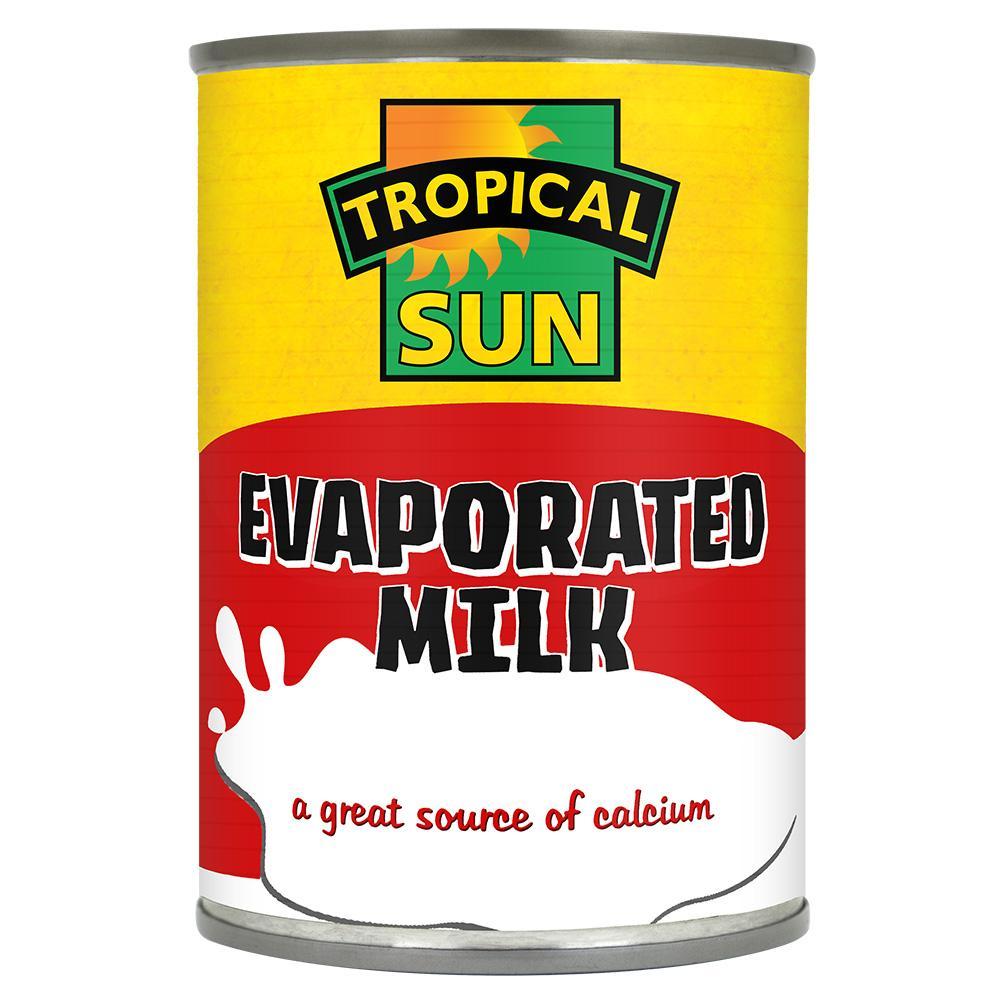 Tropical Sun Evaporated Milk 410g Case of 12