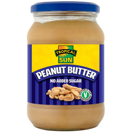 Tropical Sun Peanut Butter No Added Sugar 454g