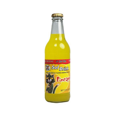 DG Pineaple Soda Glass Bottle 354ml
