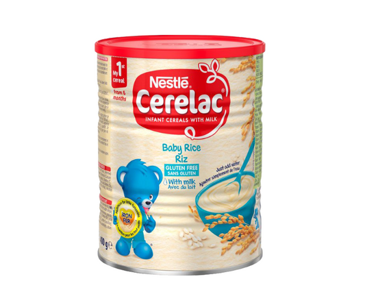 Nestlé Cerelac Rice 6+ 400g Case of 6