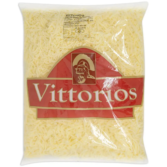 Vittorios Grated Cheddar Cheese 1 x 2kg