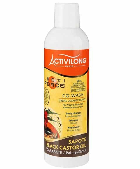 Acti Force Black Castor Oil Co Wash