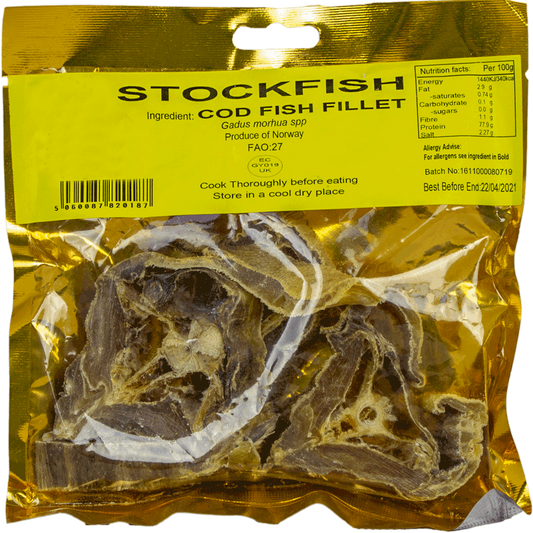 Stockfish Cod Fillet 500g