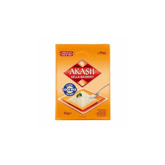 Akash Golden Sella basmati 5kg Box of 1