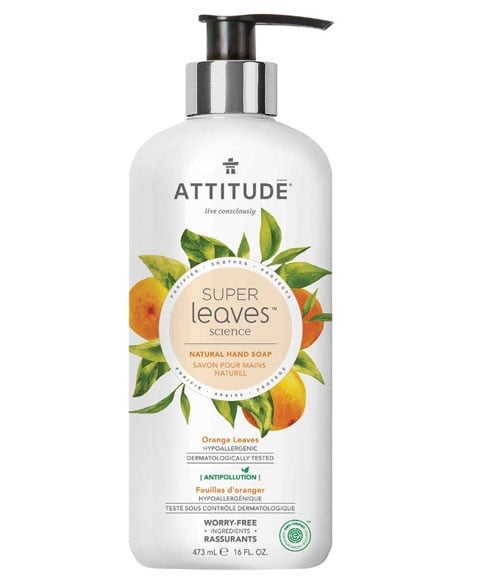 Super Leaves Science Natural Orange Leaves Hand Soap